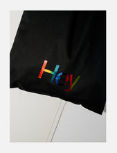 Load image into Gallery viewer, Hey Rainbow Foil Tote Bag