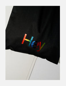 Hey: Design & Illustration + Rainbow Foil Tote Bag